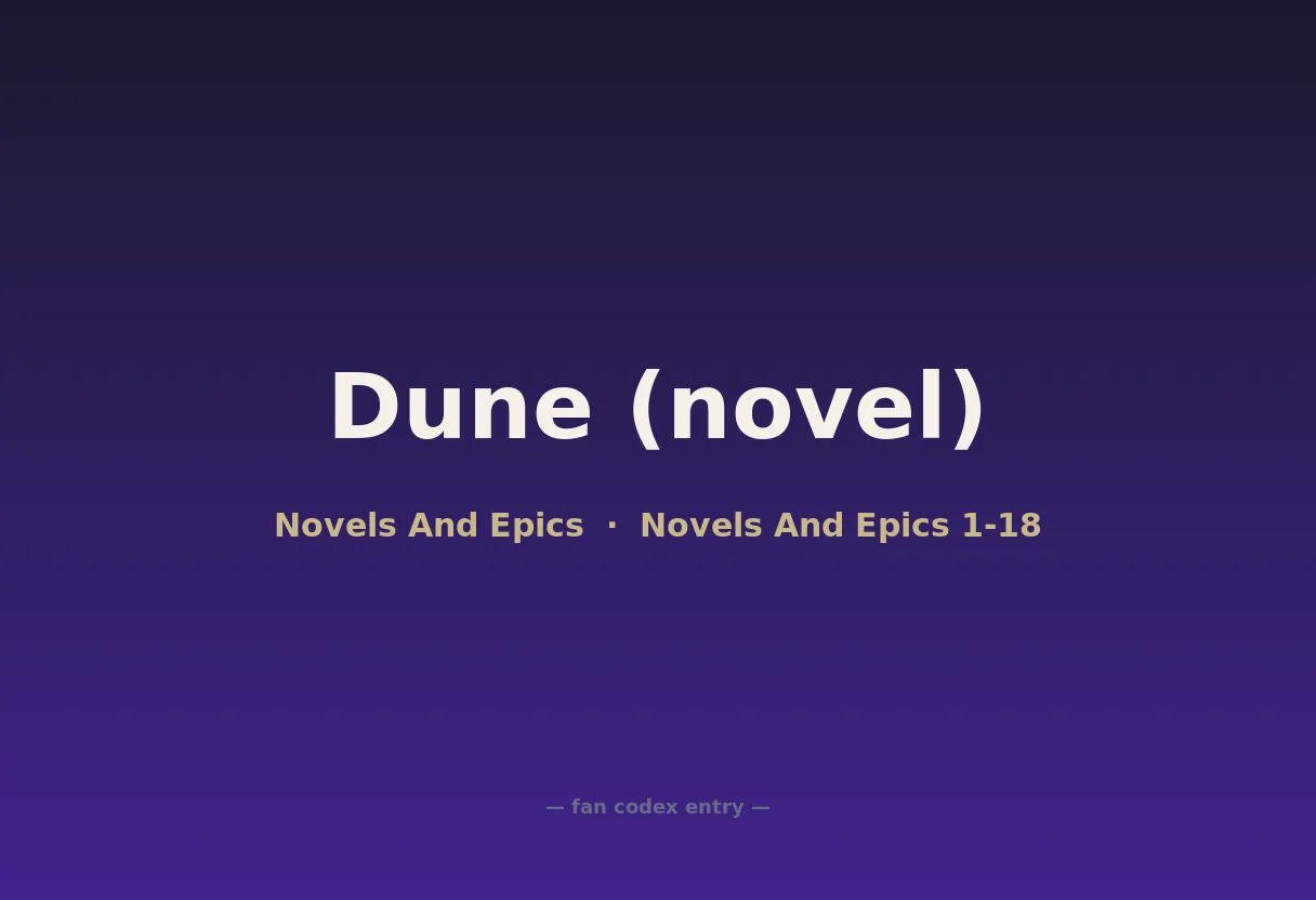 Dune (novel)