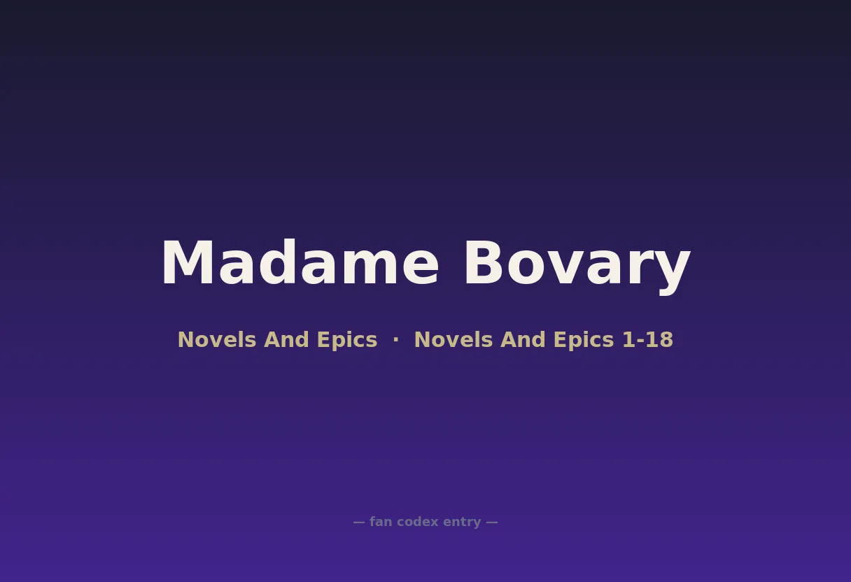 Madame Bovary